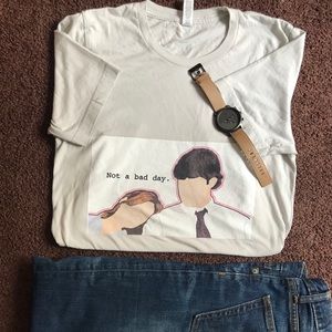 Men’s SMALL “Not A Bad Day” shirt from The Office